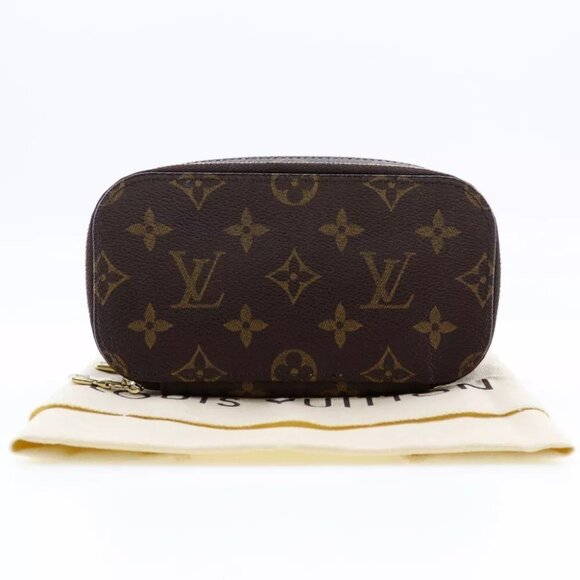 LOUIS VUITTON Truth Brush PM Pouch M47510 Cosmetics Pouch Brown Monogram c... - Picture 1 of 13